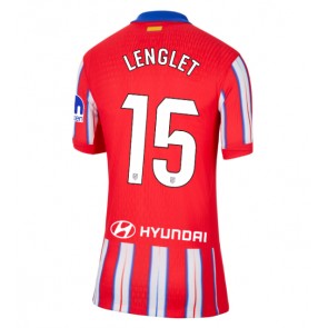 Atletico Madrid Clement Lenglet #15 Dámské Domácí Dres 2024-25 Krátký Rukáv